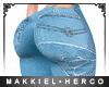 !  Butterfly pants denim