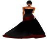 Red/Black Trumpet Gown