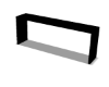 Black Slim Table