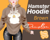 Hamster Hoodie (Brown)