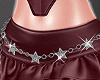 Leather Burgundy Skirt