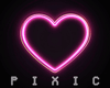Heart Neon Background