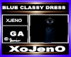 BLUE CLASSY DRESS