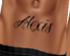 Custom Alexis Tattoo