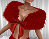 Red Fur Coat + Bow