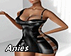 *A* Leather Silver Dress