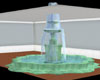 mint green fountain