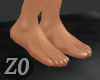 {Z0} Bare Realistic Feet