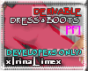 [IL]wide dress+boots PFI