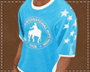 Blue t shirt horse