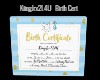 KiingJrx2L4U  Birth Cert
