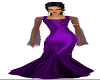 purple evening gown