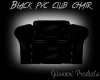 Black Pvc Club Chair