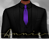 Black Suit Royal Tie +