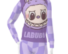 Purple Labubu Pajamas