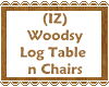 (IZ) Woodsy Log Seating
