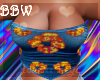 Flamed tears tube BBW