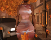 Brown Autumn dress
