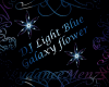 DJ L. Blue Galaxy Flower
