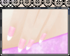 Lush Pink Glitter Nails