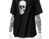 Skull Tee- Black