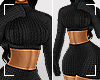 ṩKnit Outfit Black