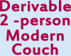 Derivable 2xModern Couch