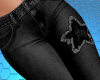 Stars Black Jeans