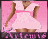 Pink Shinny Short Dress