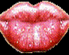 glitter lips kiss