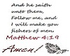 Matthew 4:19 Tee (F)