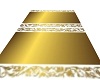 gold-white wedding rug