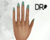 DR- Aqua medium nails