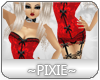 |Px|Brocade Lingerie Red