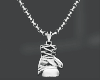 Boxing Necklace - Silver