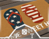 4th July Sandal Doormat