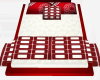 Mod Red/White Bed