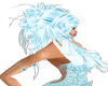 pelo celeste mezcla