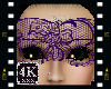 4K Lace Purple Mask