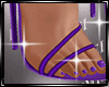 Purple V Heels