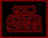 м| 150% Avatar Scaler