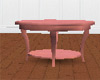 Pink Wood Coffeetable