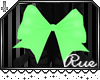 +R+ Lite green booty bow