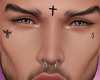 Face Tatto and Septum