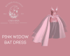 Pink Widow Bat Dress