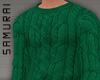 #S Knit Sweater #Cypress