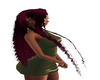 Emia crinkle burgundy