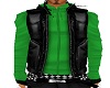 [E] Green Hoody-Vest M