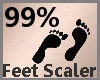 Feet Scale 99% F
