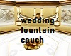 wedding fountain couch
